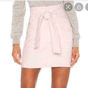 Rebecca Minkoff Callie pink denim skirt